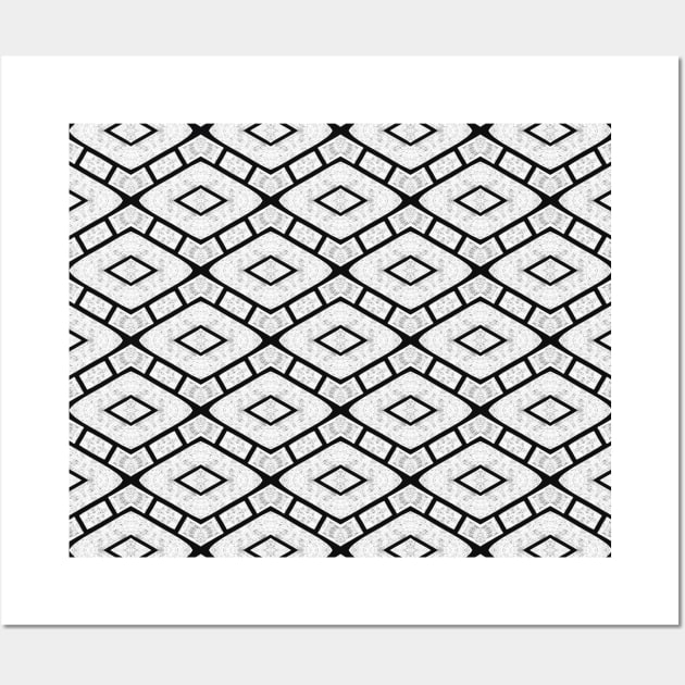 Rhombus pattern Wall Art by Pacesyte